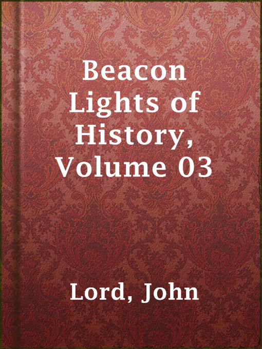 Cover image for Beacon Lights of History, Volume 03